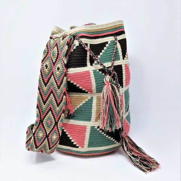 Handbags - Wayuu Mochila Bag from Colombia, La Guajira